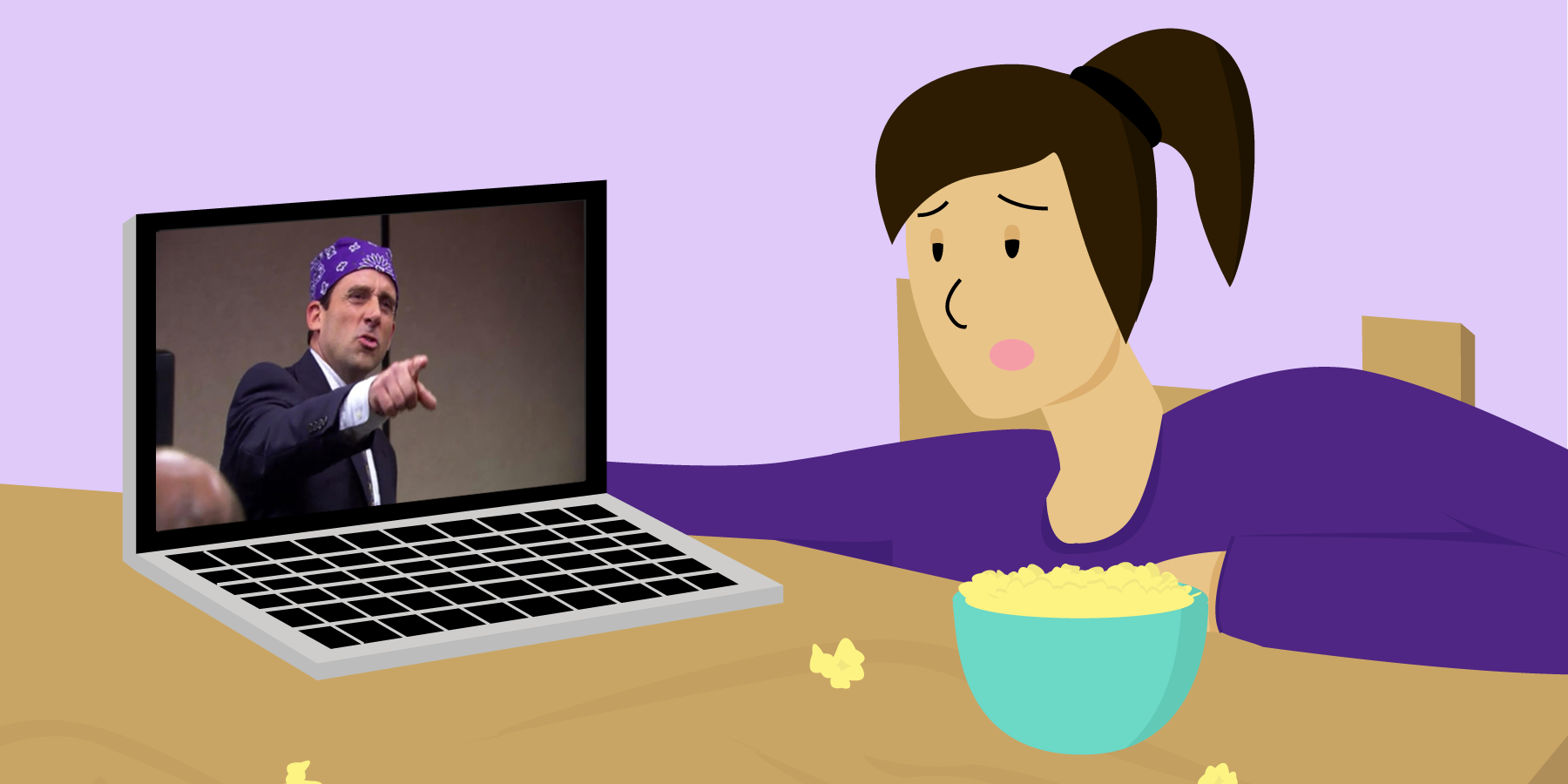 6"by3" Graphic for Vivian's Binge Watching Article